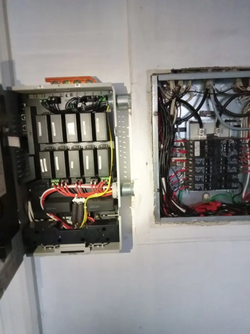 Electrical panel upgrade completed for Indoor Lighting Installation in Roanoke